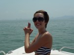 Kelly's bond girl themed hen do boat ride