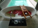 our outdoor bath
