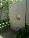 outdoor shower-took some getting used to