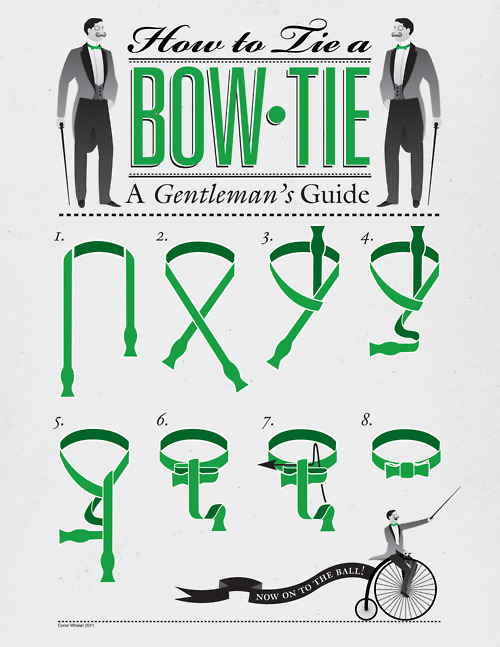 HOW TO TIE A BOW TIE {Inforgraphic} | Bridal Musings | A Chic and ...