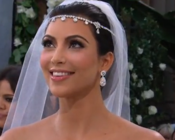 Kim Kardashian's Lavish Black White Wedding Video Footage 