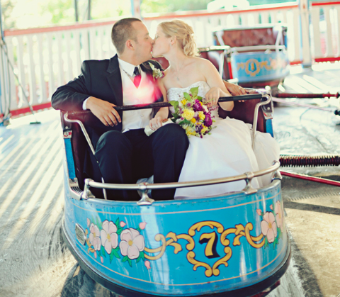 fairground wedding | sarah vaughan photography