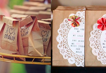 paper bag favours