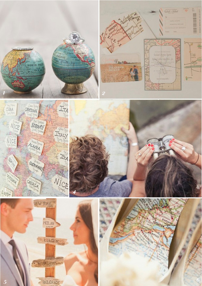 Top 10 Chic Unique Travel Themed Wedding Ideas