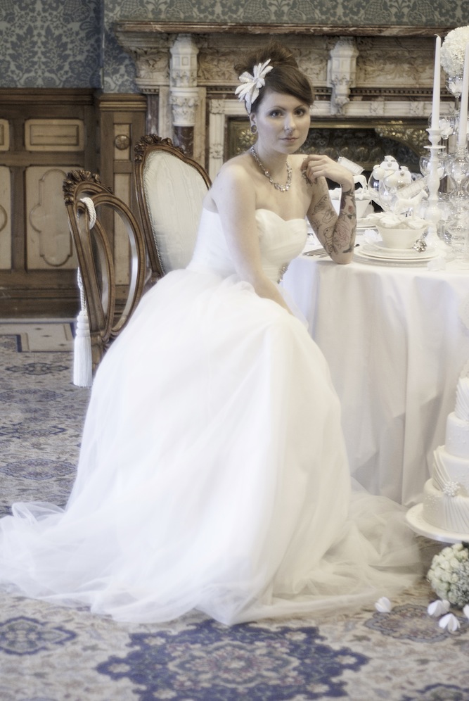 white wedding inspiration shoot by four photographers (4)