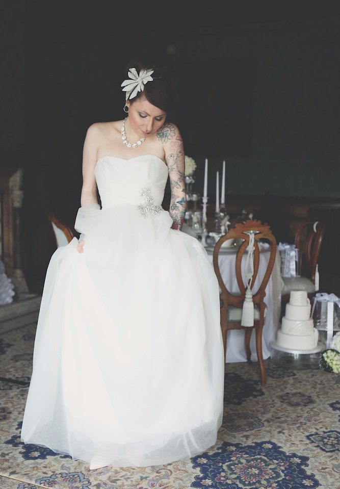 white wedding inspiration shoot by four photographers (14)