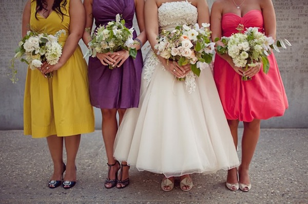 short justin alexander dress on Bridal Musings