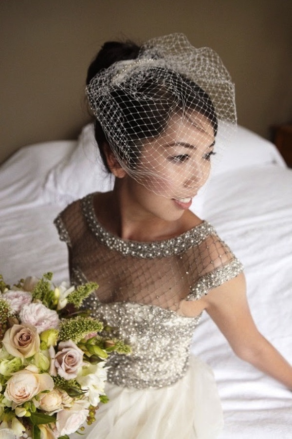Lattice Pearls Beaded Bodice Gown by Collette Dinnigan | Bridal Musings (3)