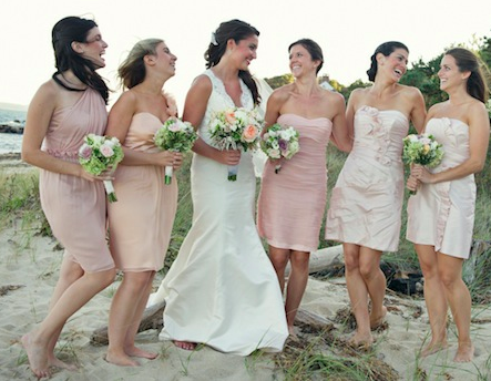 romantic beachy chic wedding
