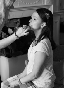 Tabby Casto bridal make up