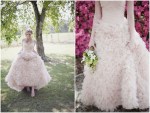 Watters Palm Springs blush pink wedding dress (4)