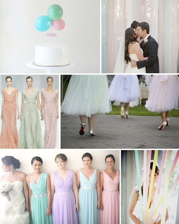 Pastel Gowns