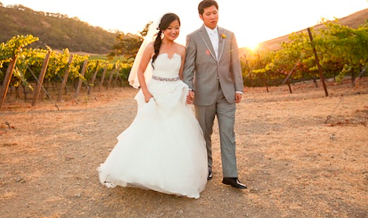 Sunshine Yellow Winery Wedding in California