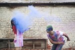 Colourful Holi Powder Engagement Shoot by C J Williams Photography (11)