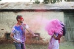 Colourful Holi Powder Engagement Shoot by C J Williams Photography (13)