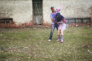 Colourful Holi Powder Engagement Shoot by C J Williams Photography (21)