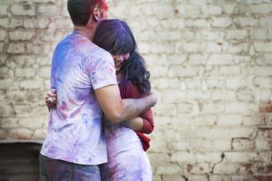 Colourful Holi Powder Engagement Shoot by C J Williams Photography (29)