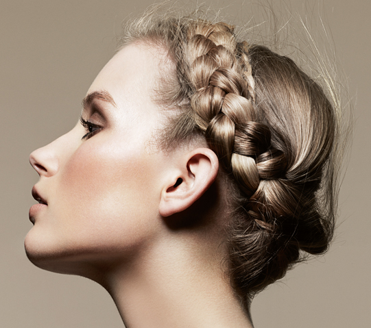 braided crown halo braid tutorial