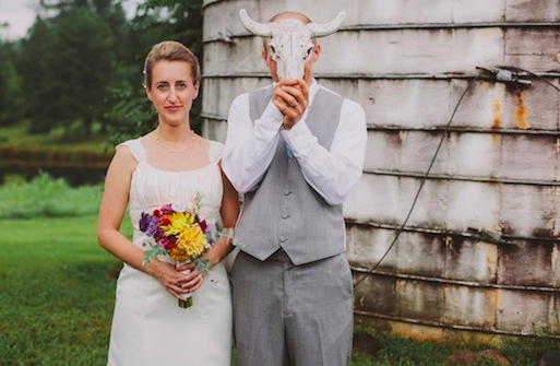 eco chic farm wedding | Brett and Jessica Photography