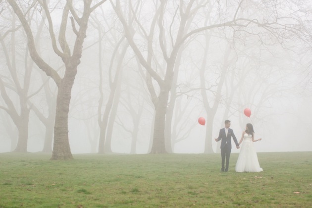 Misty Foggy London Wedding Shoot | Caro Hutchings Photography (25)