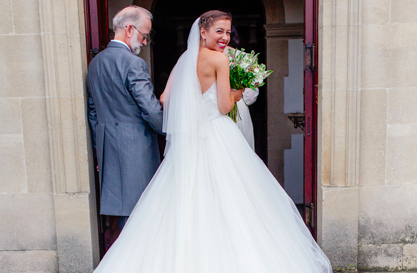chic and unique musical Love Actually style wedding