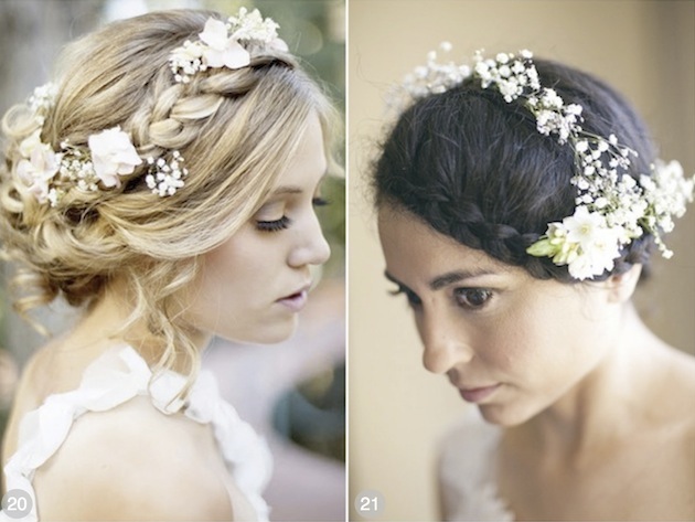 Hair flowers and wedding