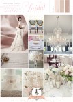 Blush Pink & Lace Wedding Inspiration Board By Rose & Ruby Paper Co