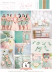 Mint, blush and gold wedding inspiration