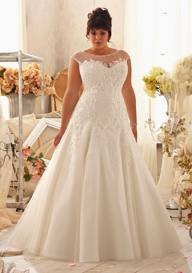 plussize bridal gowns
