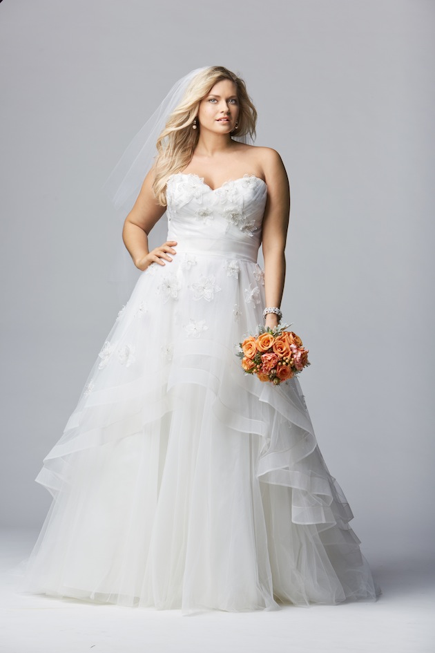 full figure wedding dress