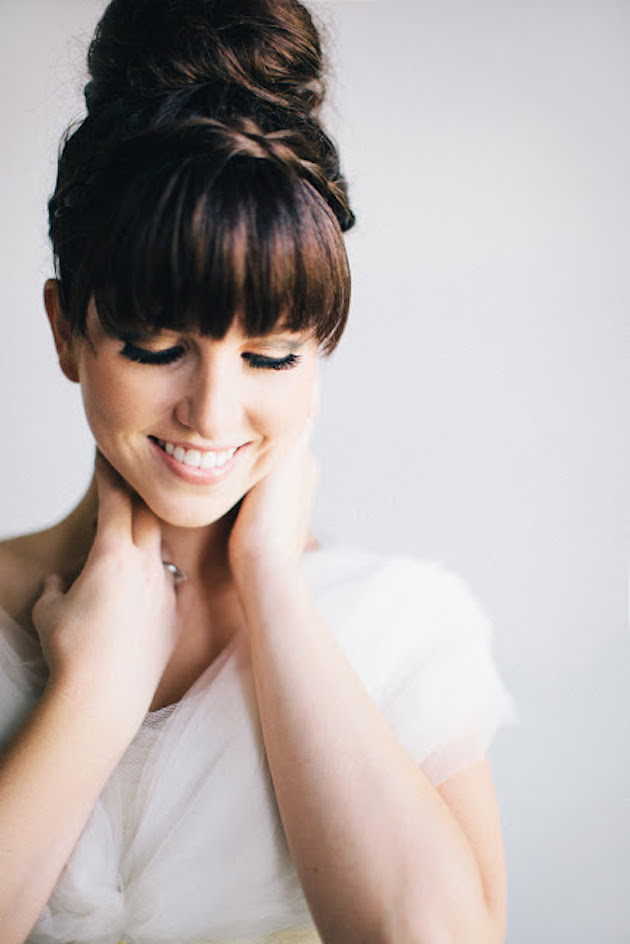 ... | Brides with Fringes | Wedding Hair Inspiration | Bridal Musings 10