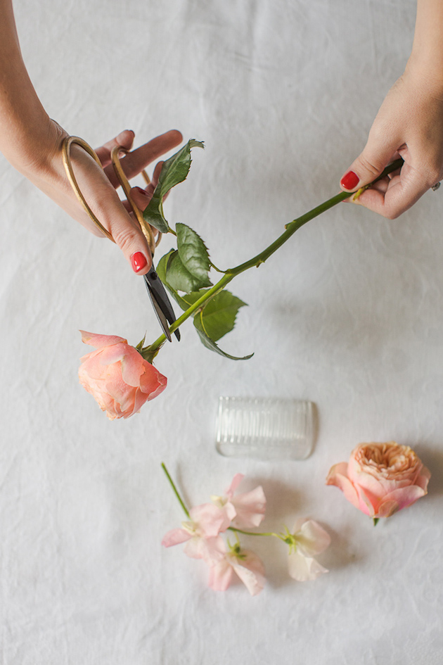 DIY Flower Hair Slide Tutorial - Bridal Musings Wedding Blog