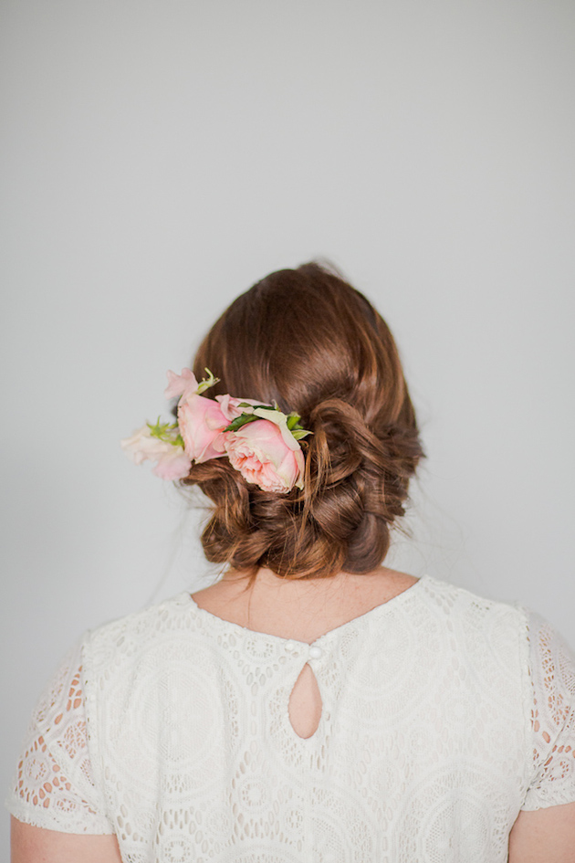 Flower Hair Slide | DIY Tutorial | Bridal Musings Wedding Blog 20