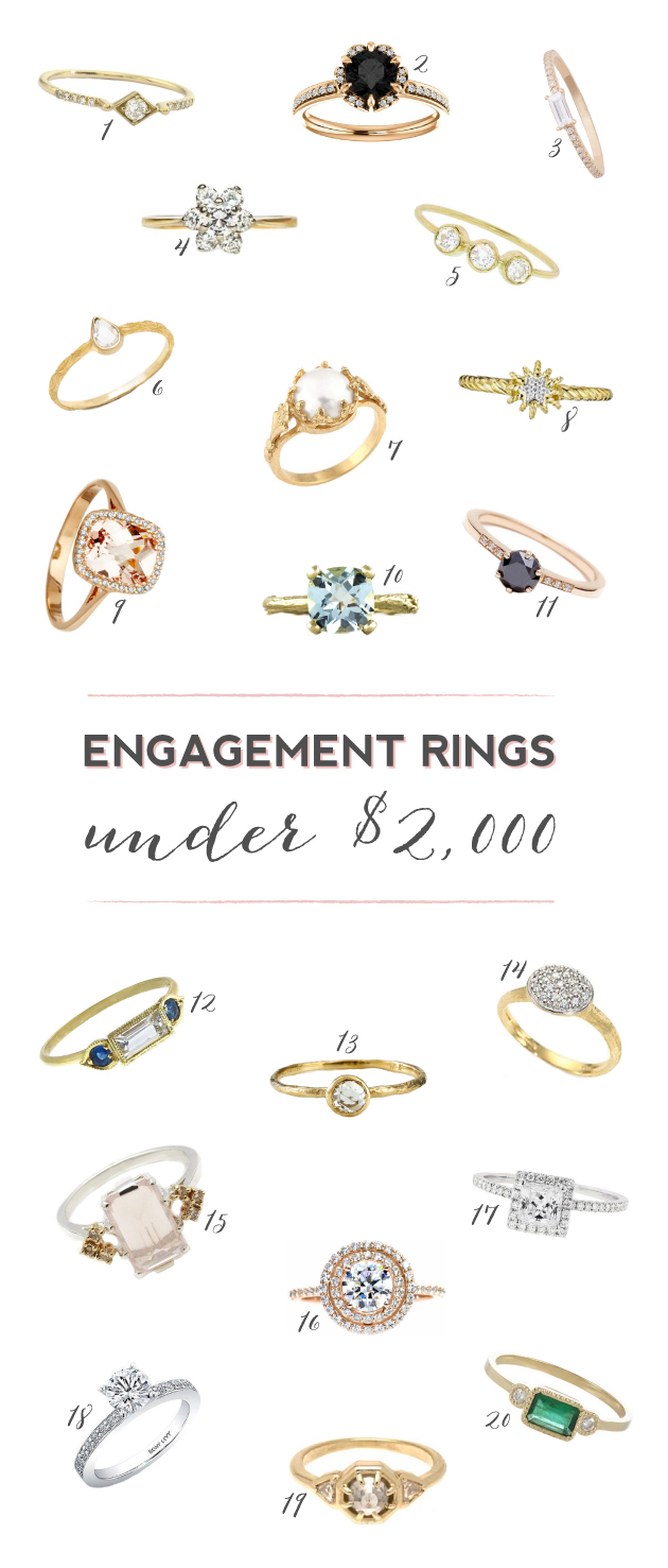 20 stunning engagement rings. And the best part? Theyâ€™re ALL under ...