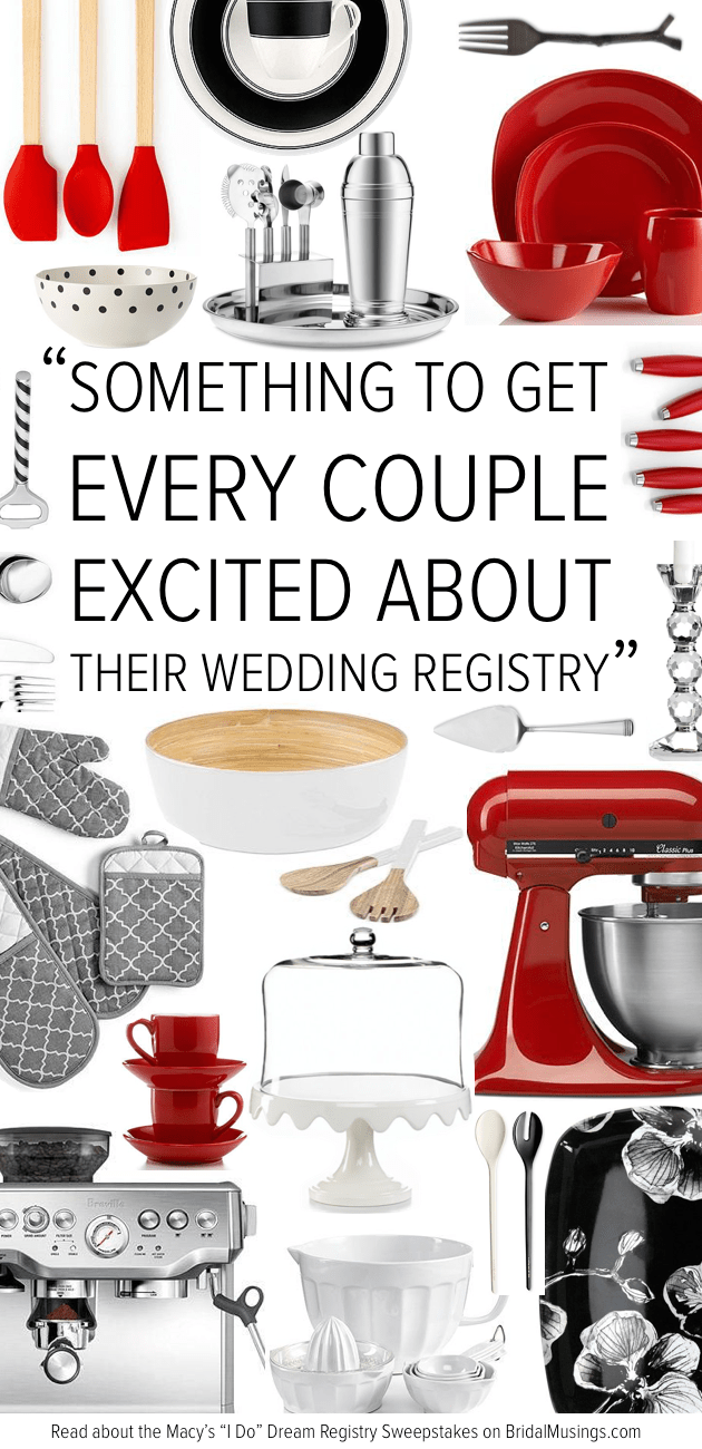 Macy's Wedding Registry | Bridal Musings Wedding Blog