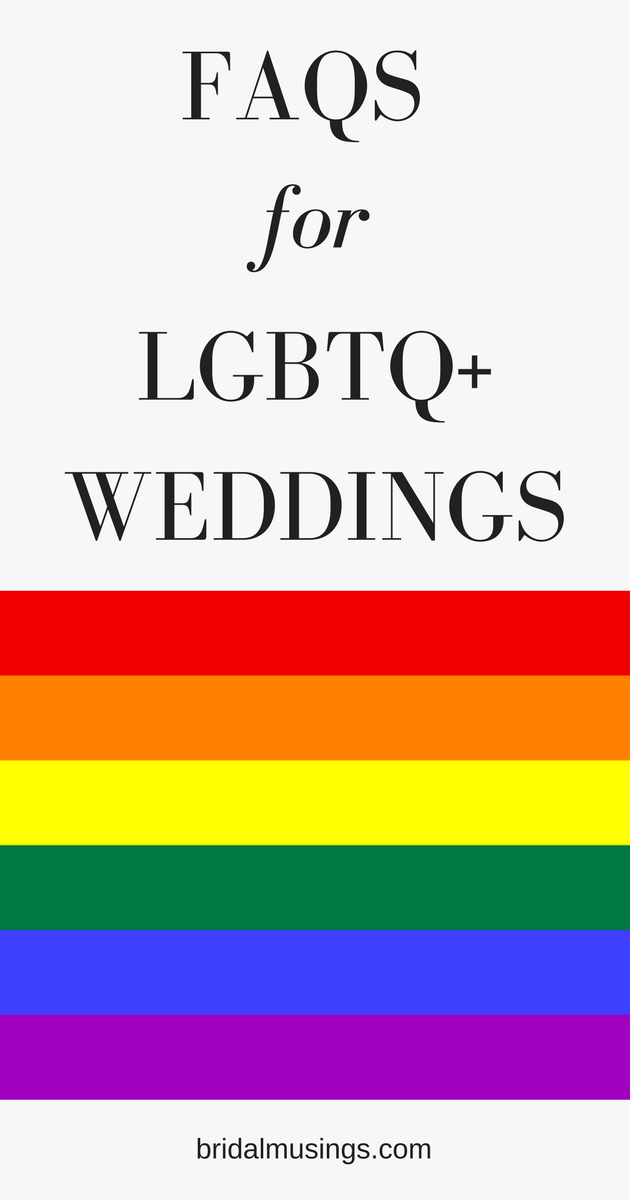 FAQs for LGBTQ Weddings