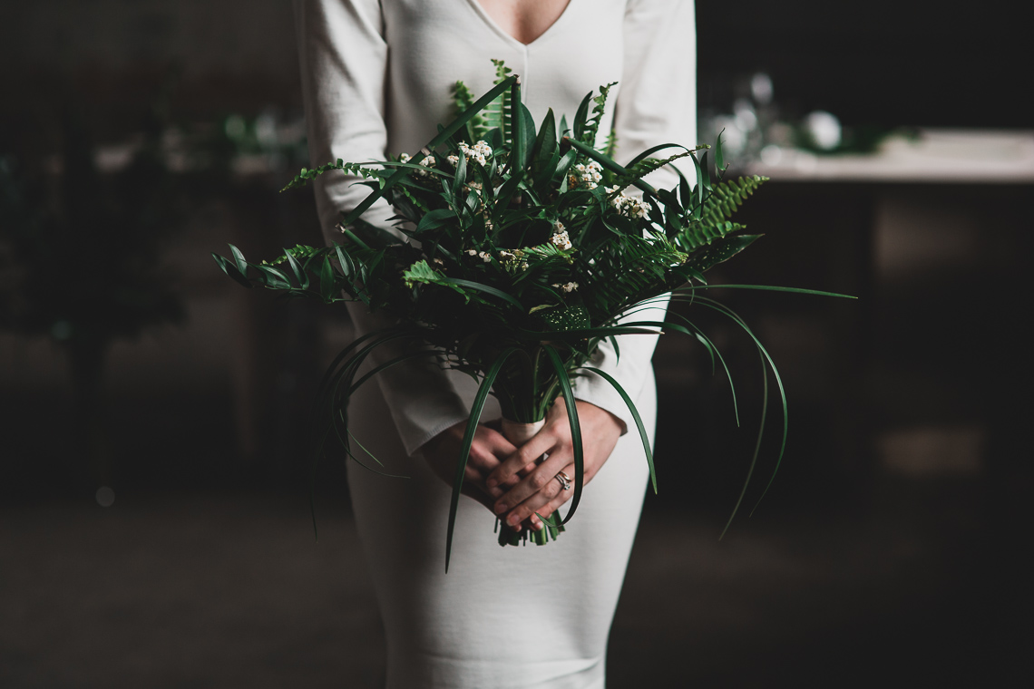 Moody & Modern Warehouse Wedding Inspiration by Jonathan Kuhn Photography 26