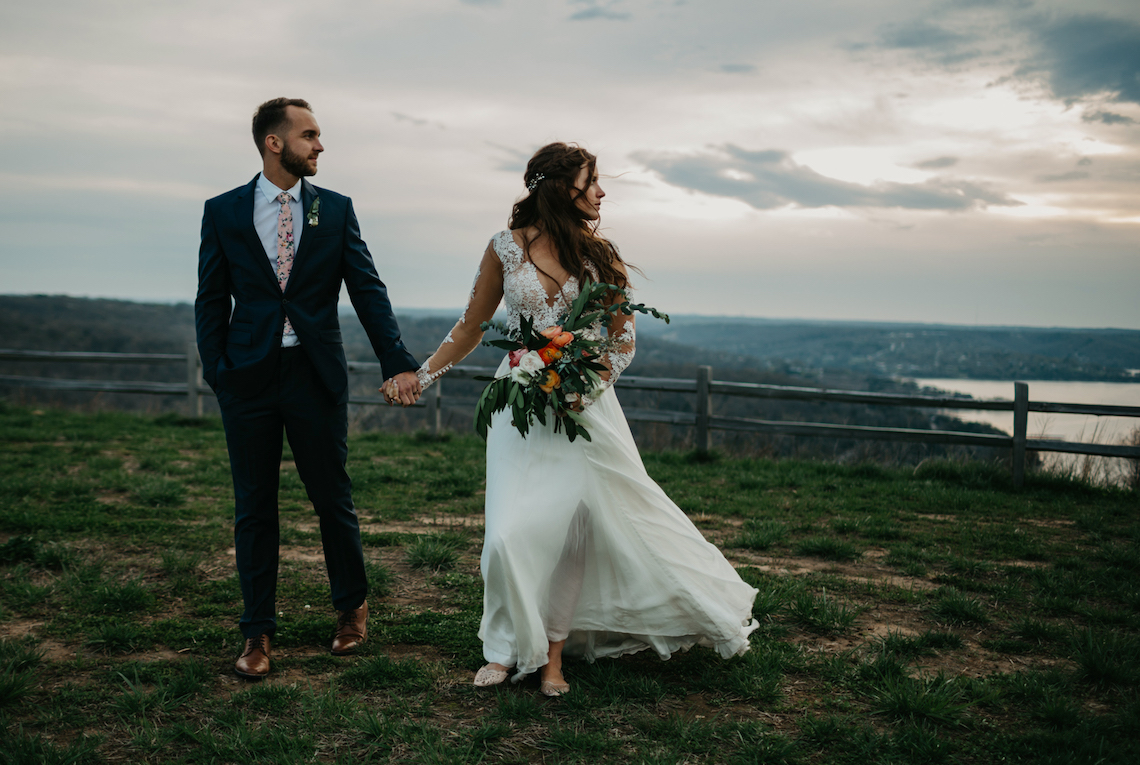 Boho Ozarks Wedding in an Magnificent Hilltop Chapel | Unveiled Radiance Photography 11