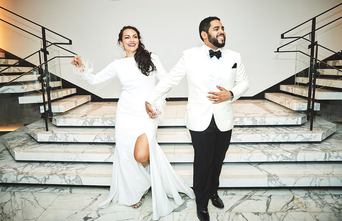 Stylish New York Wedding With Incredible City Views | Bri Johnson Photography 29