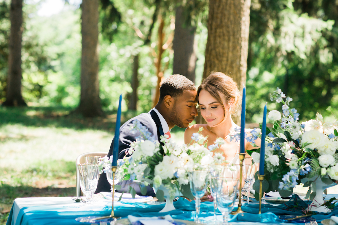Vibrant Ocean Blue Watercolor Wedding Inspiration | Lola Event Productions | Artistrie Co. 1