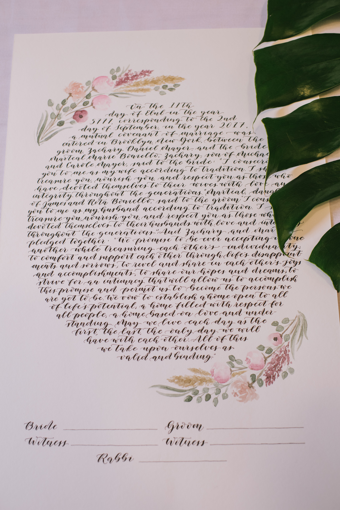 A Designer Bride’s Hip Brooklyn Wedding With Tropical Vibes | KM Photo 38