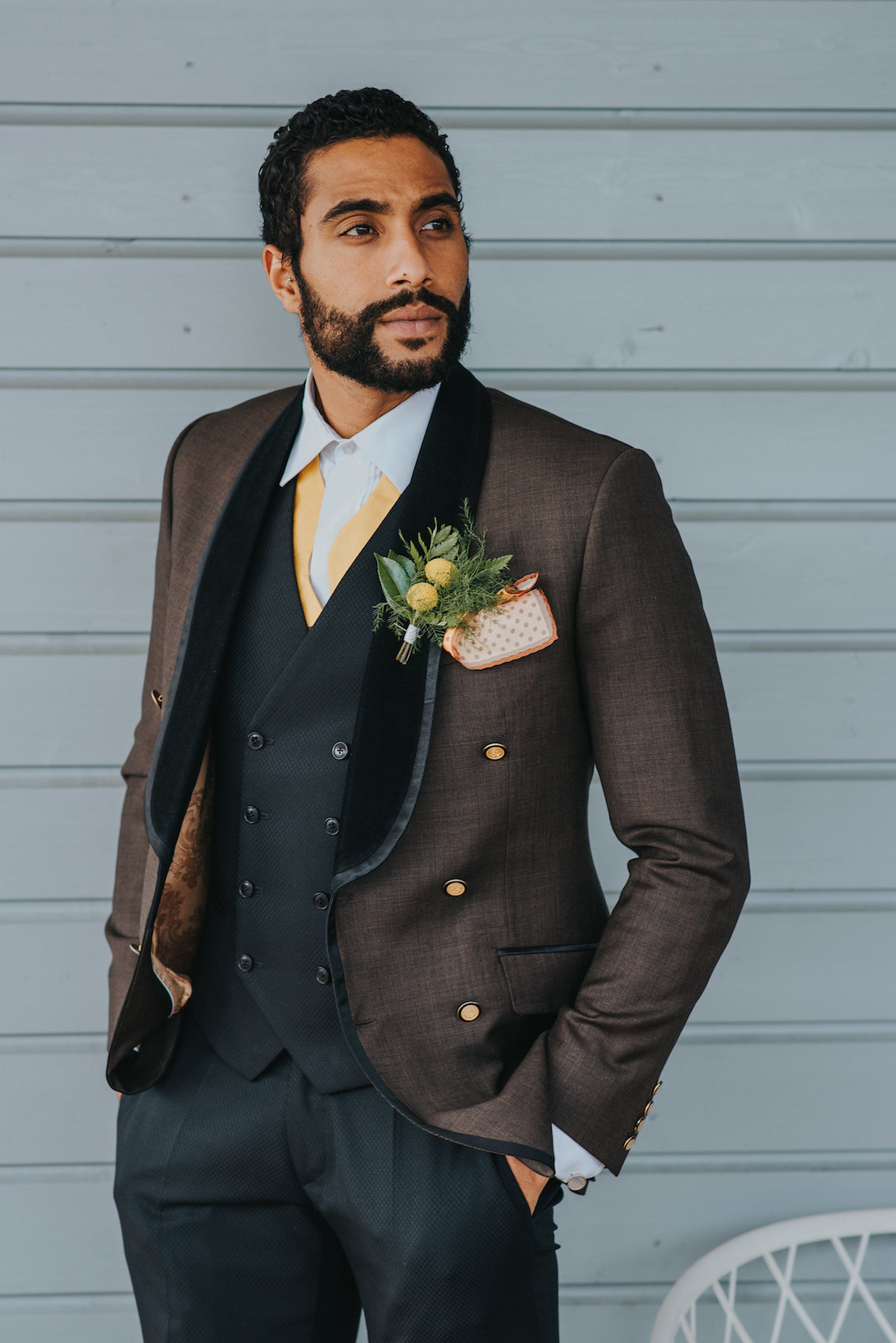 Modern Industrial London Wedding Inspiration With Succulents | Remain in the Light Photography 29