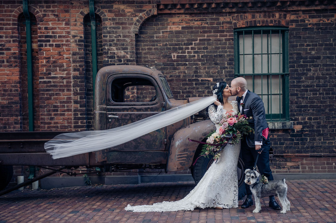 Edgy & Romantic Distillery Wedding | AGI Studio 7