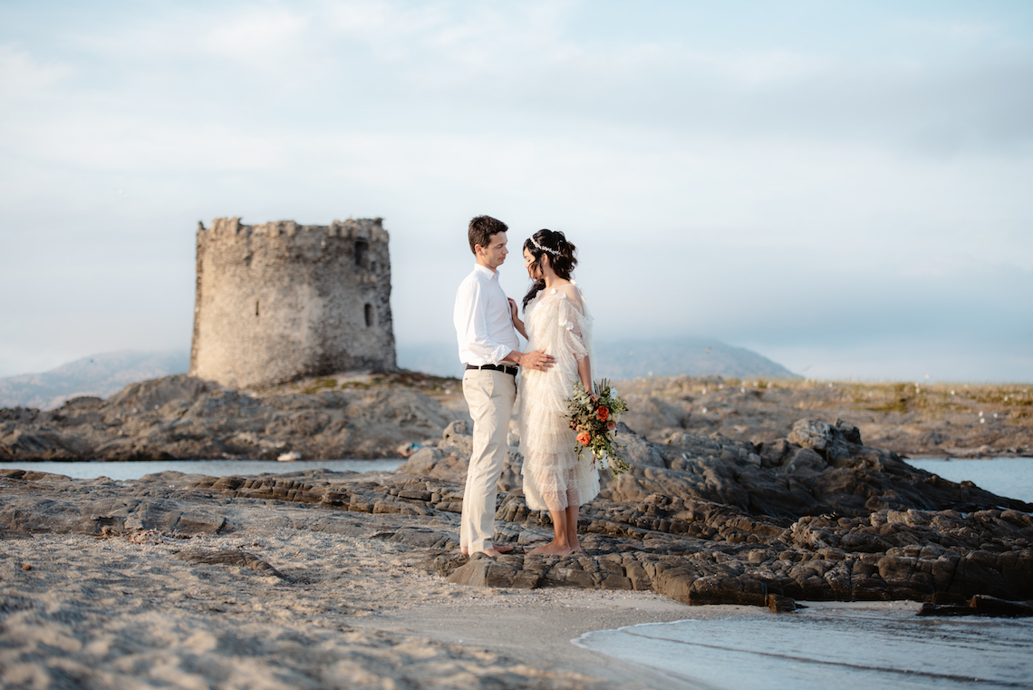 Shipwrecked; Seaside Elopement Inspiration From Sardinia | Valeria Mameli 37