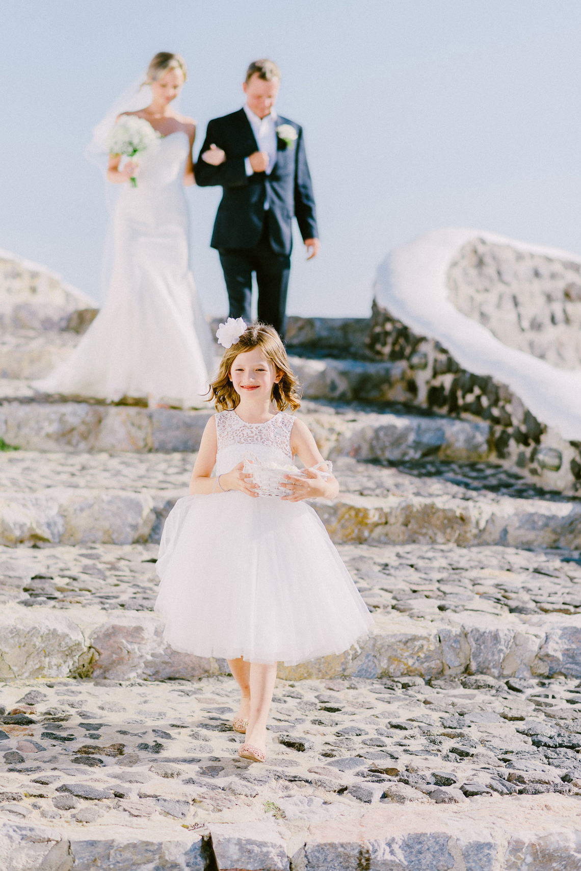 Classy Santorini Destination Wedding (With Amazing Caldera Views!) | Elias Kordelakos 14