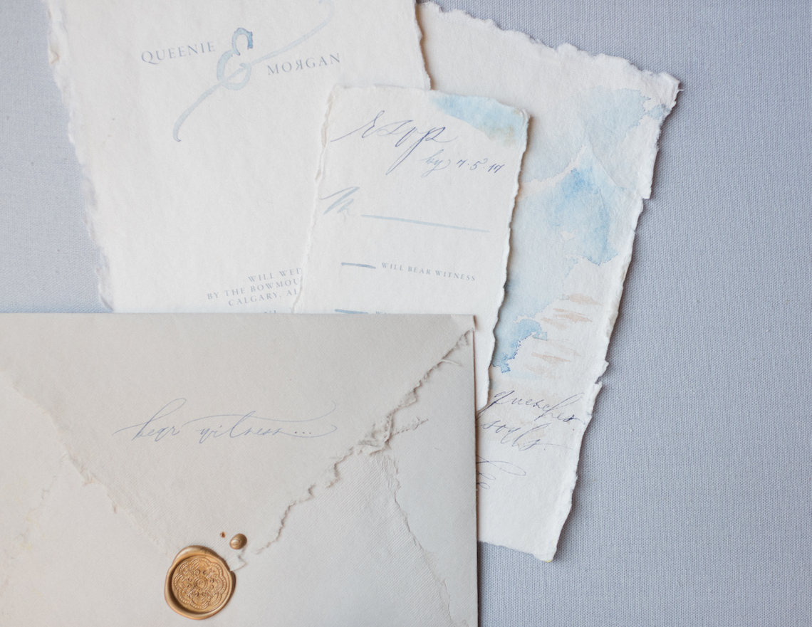 Waterfalls & Watercolors; Dreamy Blue Wedding Ideas | Minted Photography 46