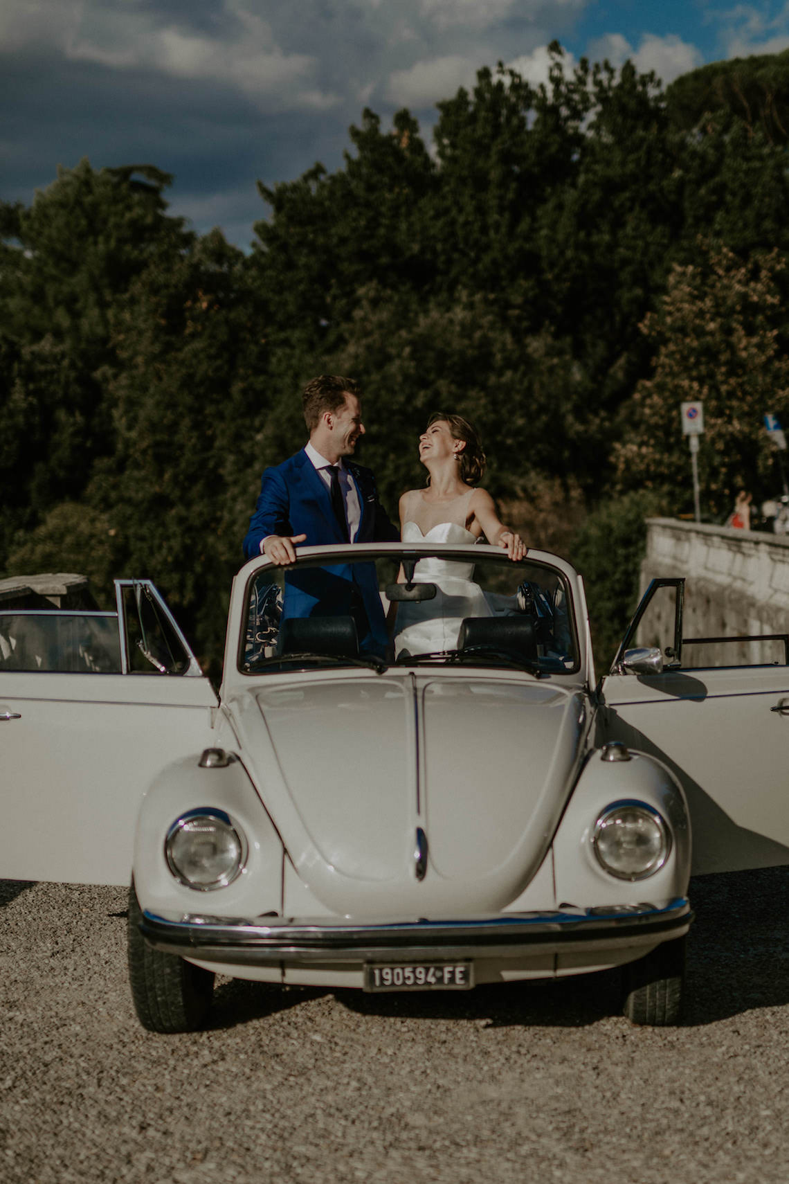 Florence Italy Destination Wedding Pictures with Bride and Groom