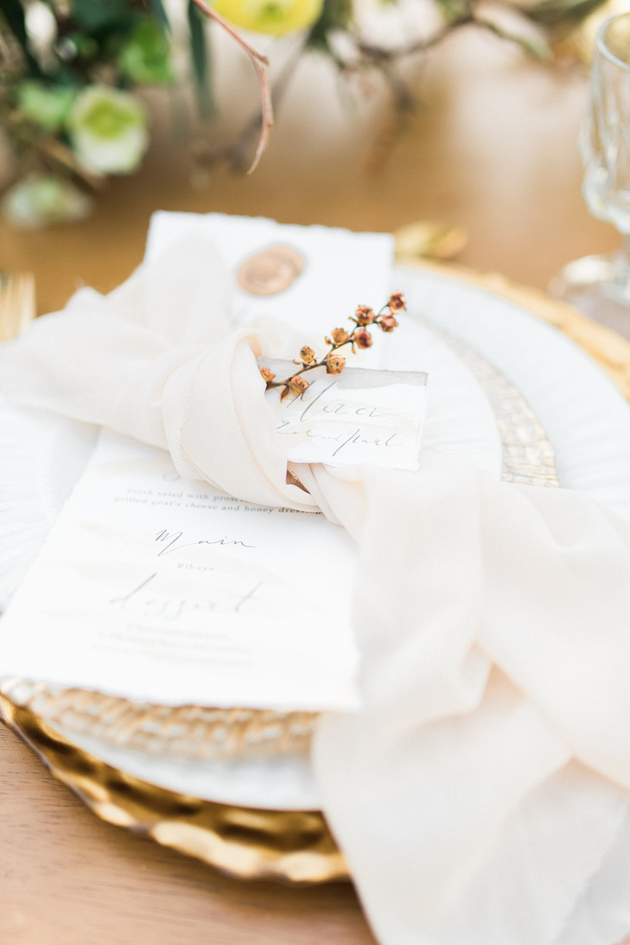 Earthy Organic Seaside Wedding Inspiration (& A Nude Wedding Dress) | George Liopetas 33