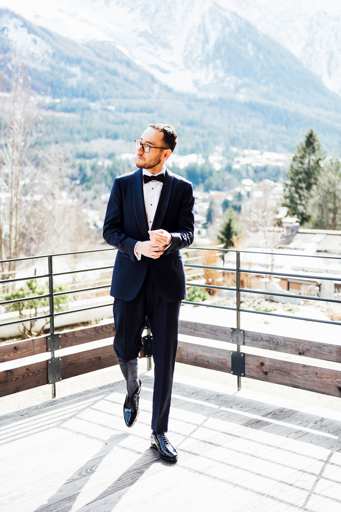 Charming Chamonix Winter Wedding With A Fur Coat – Katie Mitchell 9