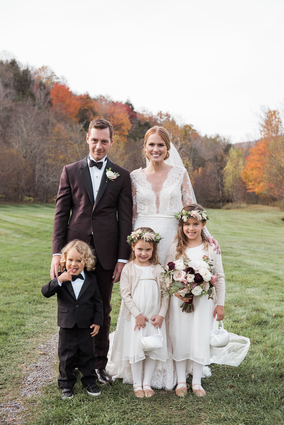 Warm Fall Catskills Wedding With Ceremony Sparklers – Christina Lilly Photography – Buds of Brooklyn 44